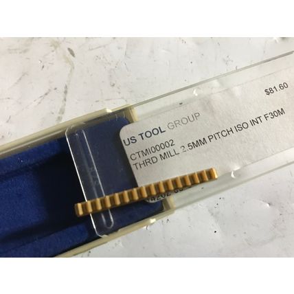 US TOOL CTMI00002,CTM100002,SECO 396.19-4003.0N2.5ISO,F30M MILLING CUTTER,EO