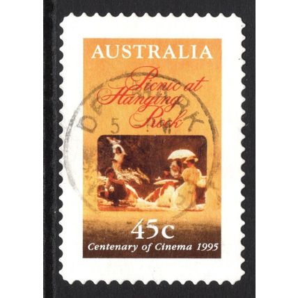 AUSTRALIA 1995: CENTENARY OF CINEMA - 45c PICNIC AT HANGING ROCK USED (G11)