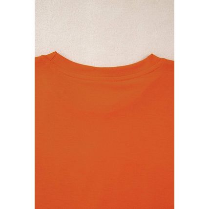 Orange SPOOKY Vibe Ghost Print Crewneck Halloween T Shirt