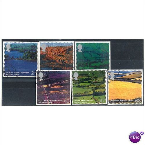 2004 Northern Ireland Set SG2439-44 Very Fine Used