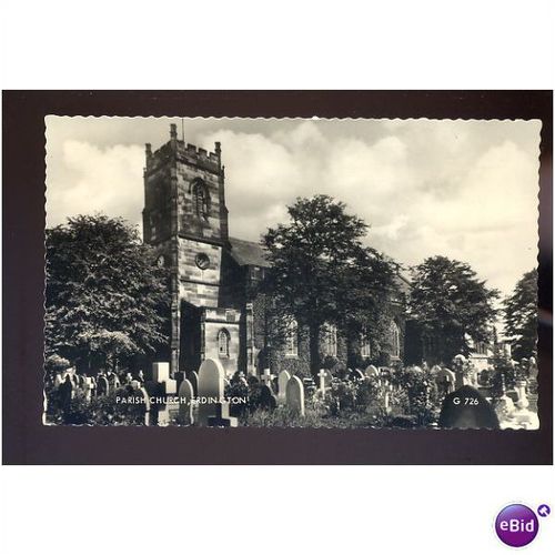 Warwickshire ERDINGTON Parish Church Postcard by Valentine (G.726)