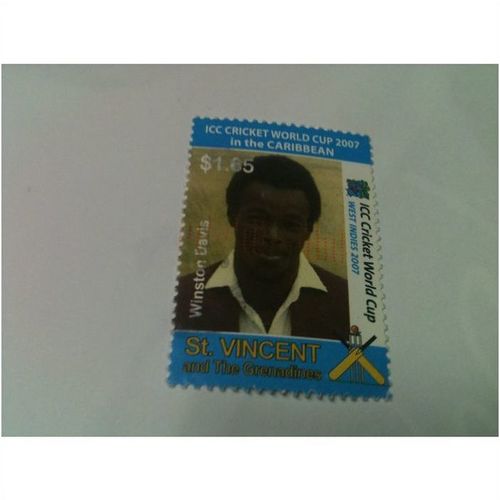 ST. VINCENT 2007 CRICKET winston davis $1.65 EBID 5