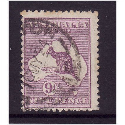 AUSTRALIA 1916 SG 39 9d VIOLET FINE USED#3