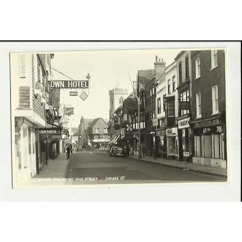 Wiltshire SALISBURY High Street Postcard by Judges (26055)