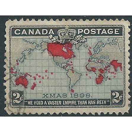 Canada 1898 SG166 2c Lavender Christmas Very Fine Used ....