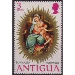 Antigua 1971 Christmas 3c Madonna & Child Unmounted Mint NHM SG 309 Sc 279 stamp