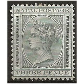 Natal 1889 SG101 3d Grey Wmk Crown CA Mounted Mint . .. .