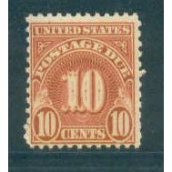 J84 10c Postage Due Barely Clears MNH Q3228