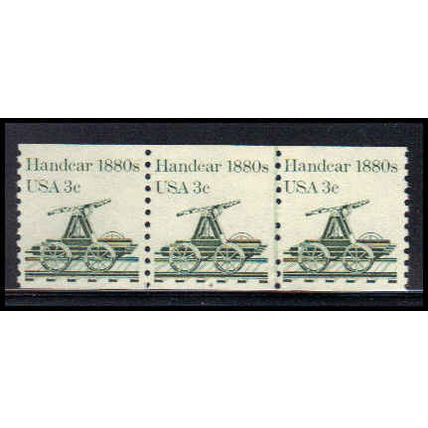 1898 3c Handcar Fine MNH Dry Gum PNC 4/3 PA2260