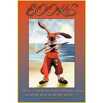 Books 12 x 18 Poster