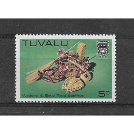 Tuvalu.SG202 5c Wedding and Baby Food Baskets.Mounted Mint.Mar22