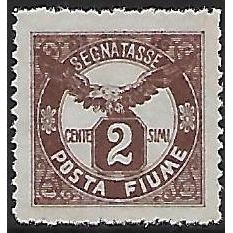 Po Mi 13 (no gum): 2 c. deep reddish brown Postage Due Stamp: Eagle
