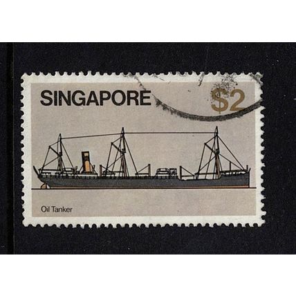 SINGAPORE stamps inc $2 Ships series - good perfs off paper GC