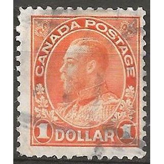 Canada 1923 SG255 $1 Brown-Orange Good+ Used ..