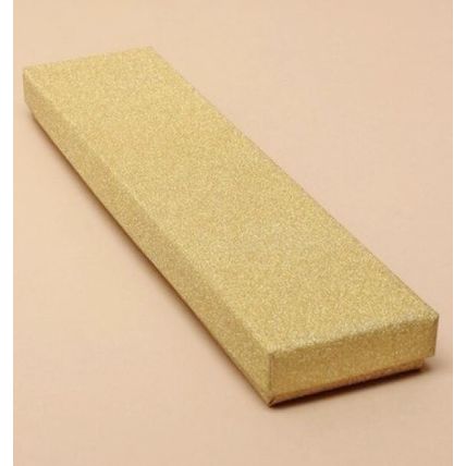 Gold glitter bracelet gift boxes box approx 21 cm x 5 cm x 2 cm