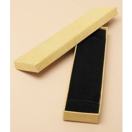 Gold glitter bracelet gift boxes box approx 21 cm x 5 cm x 2 cm