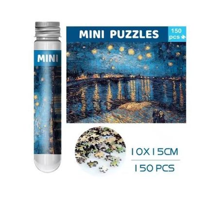 150pcs Van Gogh Rhone River Test Tube Jigsaw Puzzle – Famous Painting Gifts