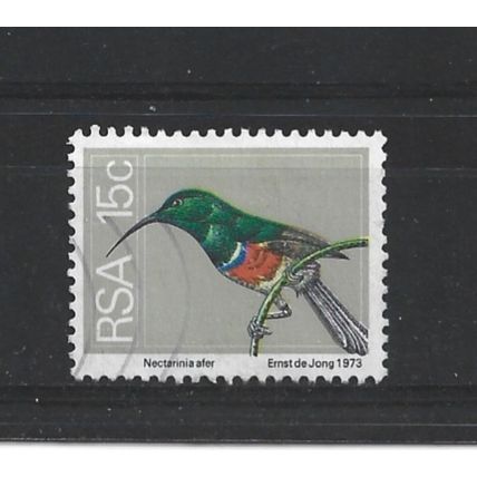 SouthAfrica.SG358 15c Greater Double-collared Sunbird.Fine Used.Sep25m
