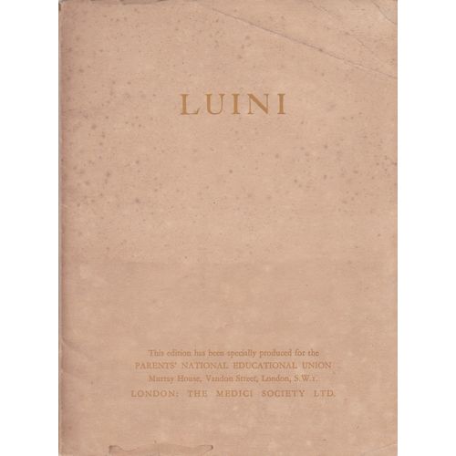 Luini 1957 1st edition Douglas Hall illustrated published Medici