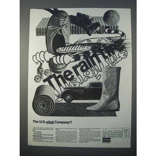 1966 UniRoyal U.S. Rubber Ad - The U.S. What Company?