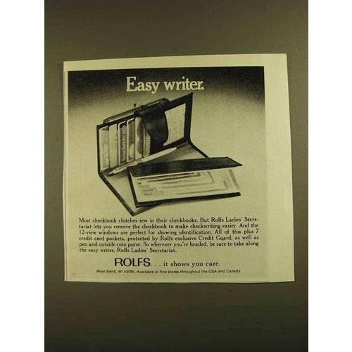 1979 Rolfs Ladies Secretariat Ad - Easy Writer