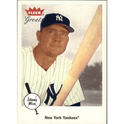 2002 Greats Of The Game Johnny Mize #12