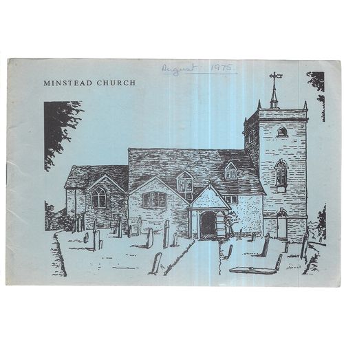 MINSTEAD CHURCH, NEW FOREST, HAMPSHIRE 8 page guide 1975 =