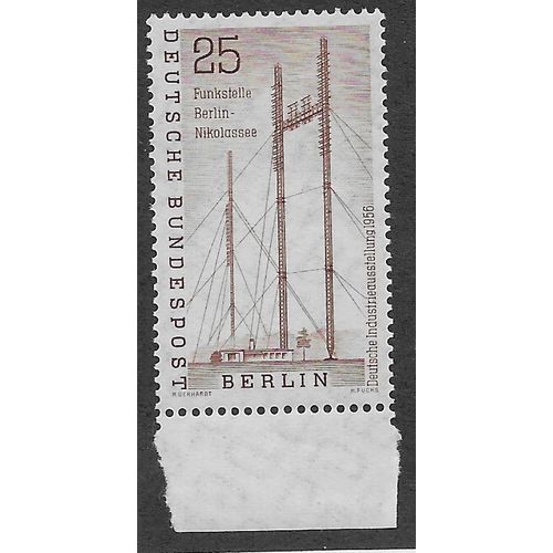 BERLIN -1956 M/M 25pf 'INDUSTRIAL EXHIBITION' (EBID63-234)
