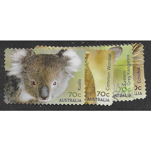 AUS 2015 (SET) (S/A)' AUSTRALIAN NATIVE ANIMALS' (4v) FINE USED (EBID64-241)