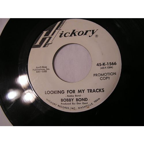 Bobby Bond Promo 45-HOUSTON BLUES/LOOKING FOR MY TRACKS