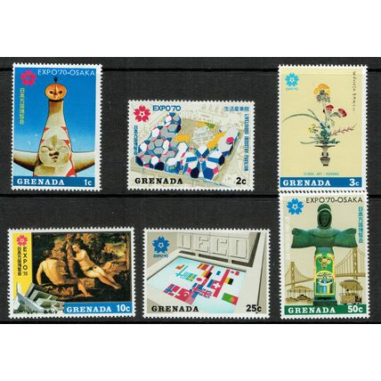 Grenada 1970 World Fair Osaka set 6v SG391-396 UM