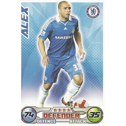 Topps Match Attax 2008/09 Extra Cards: Chelsea - Defender, Alex (Rodrigo Dias d