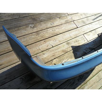 BMW Z3 Genuine Rear Bumper + Tow Hook Cover Reinforcement Bar Atlanta Blue
