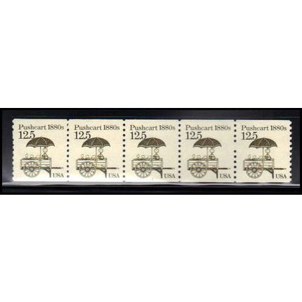 2133 12.5c Pushcart Fine MNH Dry Gum PNC 1/5 X2215