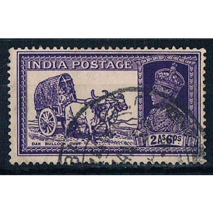 India 1937 SG252 indi64 Dak Bullock Cart 2a6p Used Stamp