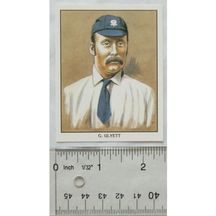 Yorkshire Test Cricketers Card No. 22 G. Ulyett