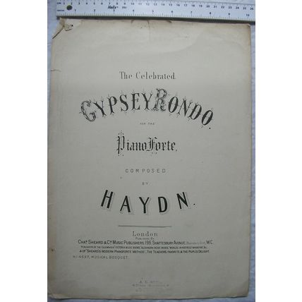 Vintage: The Celebrated Gypsey Rondo for the Pianoforte