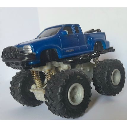 FUNLINE BOXED Model Truck * BLUE BIG-WHEELED CHEVROLET TRUCK - FAIR to GOOD