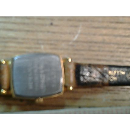 jaz paris watch Vintage, White Face Romans Number New Battery Gold Plated