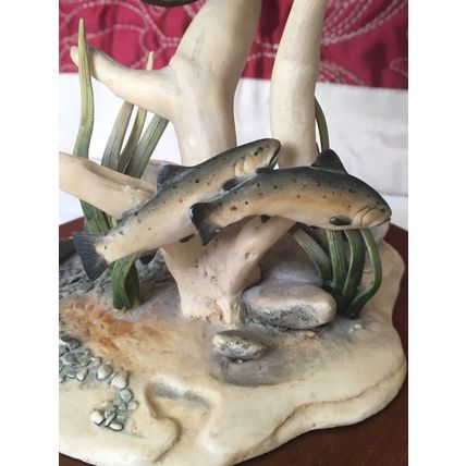Border Fine Arts Otter and Trout WW5 Vintage 1989 by Elizabeth Waugh