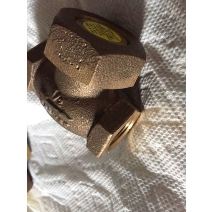 1/2" United Brass BRONZE SPRING lift CHECK VALVE,1/2 npt United Brass Works 1/2