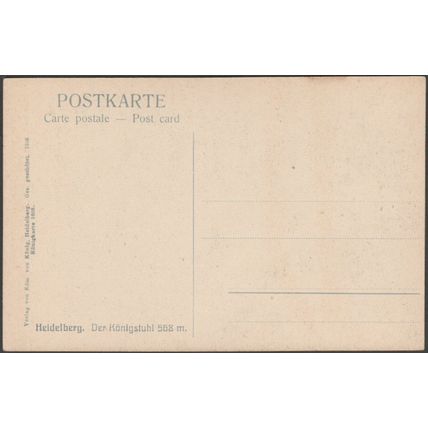 Der Königstuhl, Heidelberg, 1906 - Von König AK