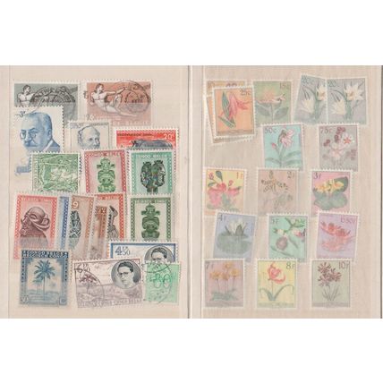 Belgium & Congo (mostly) x 35 in Leuchterm pocket stock book