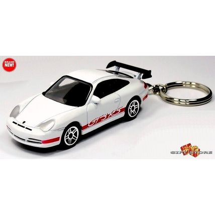 RARE KEYCHAIN WHITE RED PORSCHE 911 GT3 RS CUSTOM Ltd GREAT NOVELTY GIFT