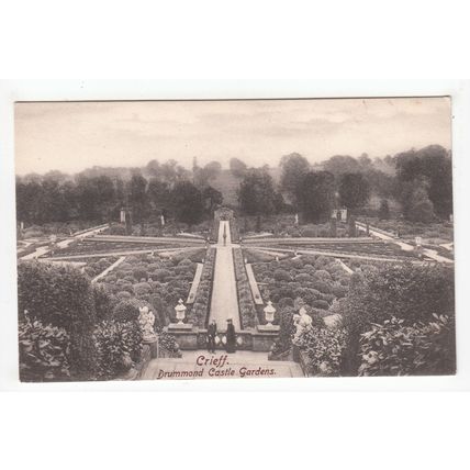Drummond Castle Gardens Crieff Postcard 52938