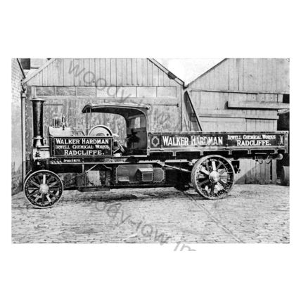 pt3136 - Lancs - Walker Hardman's Irwell Chemical Works Steam Lorry - print 6x4