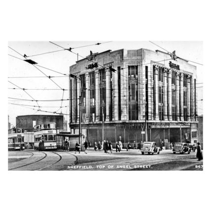 pt3689 - Angel Street Top , Sheffield , Yorkshire - print 6x4