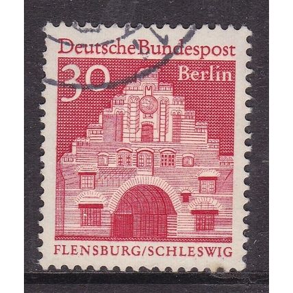 Berlin 1967 nORTH Gate Flensburg 30pf Fine Used SG B249 VGC