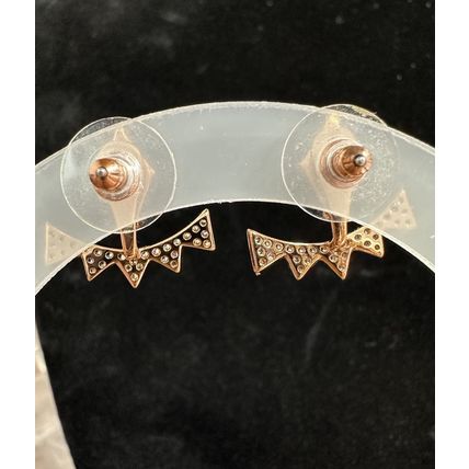 Ring Bomb Party Adjustable Stud Set Earrings Marquise Purple Rose Gold Pl