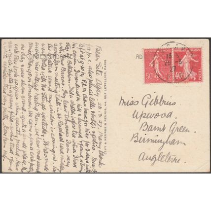 Calanque et Phare de la Baumette, Agay, 1927 - Lévy et Neurdein CPA LL4